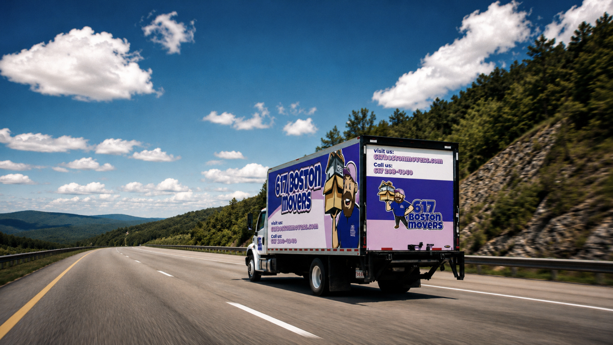 617 Boston long-distance movers on the road.