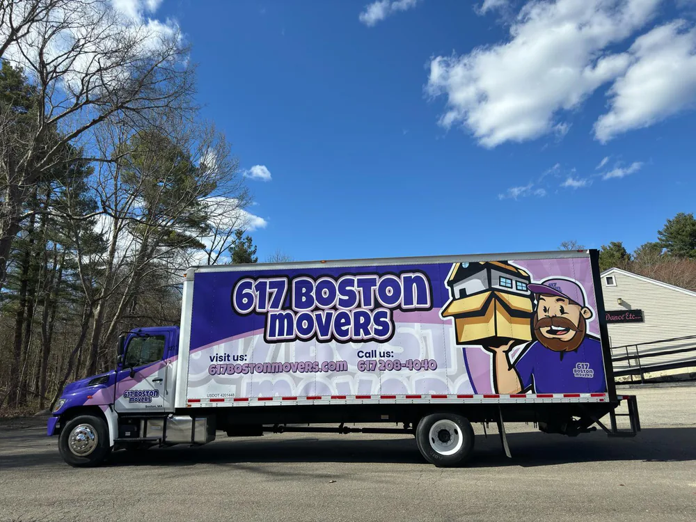 617 Boston Movers truck used for the Beverly-to-Duxbury move