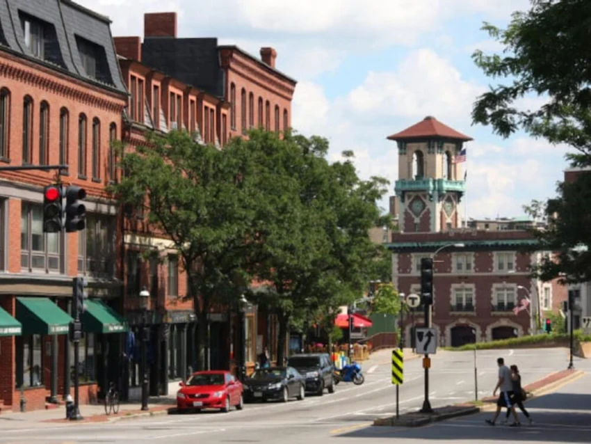 Brookline Village neighborhood served by experienced local moving and relocation experts