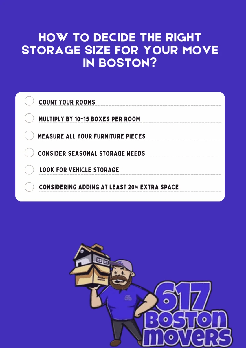 How to Decide The Right Storage Size For Your Move in Boston